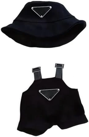 Clothes For Doll(NO Doll) - Hat & Overalls Set , Premium Outfit With Accessories, Stylish Clothes For Doll (Style Pink) 4 Clothes For Doll(NO Doll) - Hat & Overalls Set , Premium Outfit With Accessories, Stylish Clothes For Doll (Style Pink) - Image 4