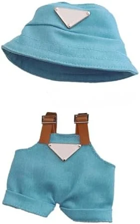 Clothes For Doll(NO Doll) - Hat & Overalls Set , Premium Outfit With Accessories, Stylish Clothes For Doll (Style Pink) 6 Clothes For Doll(NO Doll) - Hat & Overalls Set , Premium Outfit With Accessories, Stylish Clothes For Doll (Style Pink) - Image 6