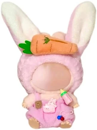 Clothes For 17cm Doll Accessories,Outfits For Labubu,Knit Black And White Sweaters, Beanie Hats And Sunglasses,2 Sets No Doll 9 Clothes For 17cm Doll Accessories,Outfits For Labubu,Knit Black And White Sweaters, Beanie Hats And Sunglasses,2 Sets No Doll - Image 9