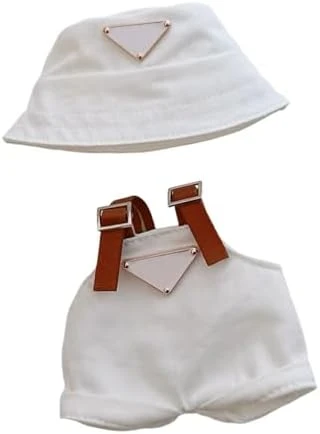 Clothes For Doll(NO Doll) - Hat & Overalls Set , Premium Outfit With Accessories, Stylish Clothes For Doll (Style Pink) 9 Clothes For Doll(NO Doll) - Hat & Overalls Set , Premium Outfit With Accessories, Stylish Clothes For Doll (Style Pink) - Image 9