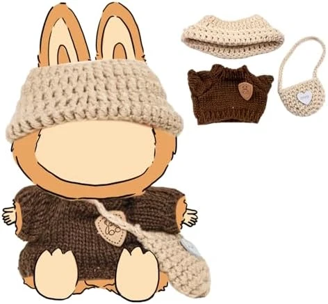 17cm Doll Clothes & 4 Set For 17cm Dolls,Exquisite Accessories For Doll, Cute Clothes For Dolls Dress Up Unique Style (Red Bowknot) 7 17cm Doll Clothes & 4 Set For 17cm Dolls,Exquisite Accessories For Doll, Cute Clothes For Dolls Dress Up Unique Style (Red Bowknot) - Image 7