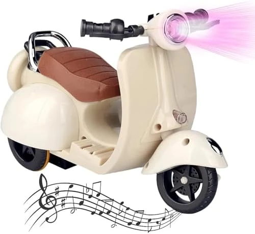 Scooter For Labubu, Scooter Toy With Light And Music, Have A Seat For Labubu Accessories, Mini Electric Doll Scooter Interactive Decor Desktop Ornaments (White) 6 Scooter For Labubu, Scooter Toy With Light And Music, Have A Seat For Labubu Accessories, Mini Electric Doll Scooter Interactive Decor Desktop Ornaments (White) - Image 6