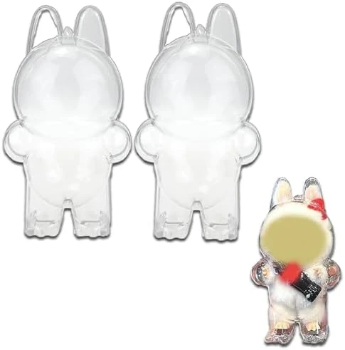 Protective Case Cover For LABUBU Cola Stand, Clear Acrylic Display Box Hard Case Accessories With Silicone Strap For The Monsters LABUBU Cola Series Surprise Shake - Cola Stand (Cola Stand) 5 Protective Case Cover For LABUBU Cola Stand, Clear Acrylic Display Box Hard Case Accessories With Silicone Strap For The Monsters LABUBU Cola Series Surprise Shake - Cola Stand (Cola Stand) - Image 5