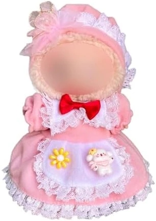 Dress Clothes Set For Labubu Dolls Outfit Doll Dress Clothes Accessories Compatible With 17cm Labubu 1st & 2nd No Doll Included (Style A) 6 Dress Clothes Set For Labubu Dolls Outfit Doll Dress Clothes Accessories Compatible With 17cm Labubu 1st & 2nd No Doll Included (Style A) - Image 6