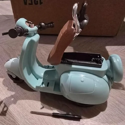 Scooter For Labubu, Scooter Toy With Light And Music, Have A Seat For Labubu Accessories, Mini Electric Doll Scooter Interactive Decor Desktop Ornaments (White) 4 Scooter For Labubu, Scooter Toy With Light And Music, Have A Seat For Labubu Accessories, Mini Electric Doll Scooter Interactive Decor Desktop Ornaments (White) - Image 4