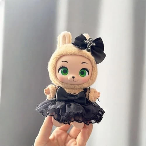 17cm (6.7inch) Doll Clothes,Outfits For Clothes Set, Dolls Keychain Accessories,Premium Fashion Evening Dresses For Dolls Accessories Suit (Doll Not Included) (Style C)