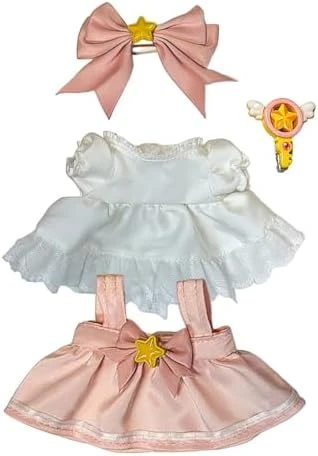 2Pcs Clothes For 17cm Doll, Anime Cosplay Dress For Doll, Cute Doll Outfit Accessories, No Doll (Anime) 8 2Pcs Clothes For 17cm Doll, Anime Cosplay Dress For Doll, Cute Doll Outfit Accessories, No Doll (Anime) - Image 8