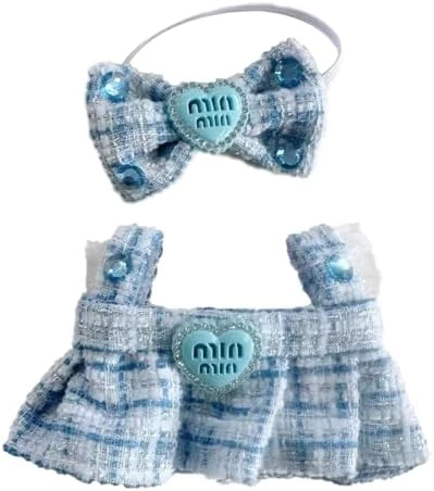 Doll Outfit Set For 17cm Dolls, 2 Piece Clothes Set For Doll, Premium Fashion Dresses For Dolls Accessories Suit (NO Doll) (Pink) 7 Doll Outfit Set For 17cm Dolls, 2 Piece Clothes Set For Doll, Premium Fashion Dresses For Dolls Accessories Suit (NO Doll) (Pink) - Image 7