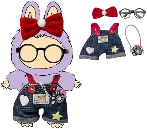 17cm Doll Clothes & 4 Set For 17cm Dolls,Exquisite Accessories For Doll, Cute Clothes For Dolls Dress Up Unique Style (Red Bowknot) 8 17cm Doll Clothes & 4 Set For 17cm Dolls,Exquisite Accessories For Doll, Cute Clothes For Dolls Dress Up Unique Style (Red Bowknot) - Image 8