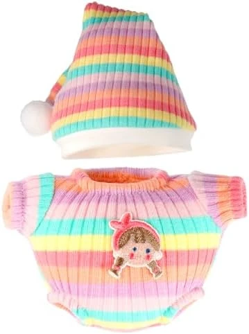 Clothes For 17cm Doll, Accessories For 17cm Dolls, Clothes Set For Dolls, Adorable Chic 2 PCS Set Ornaments Jumpsuit For Doll Accessories (No Doll) (Jumpsuit-Blue) 6 Clothes For 17cm Doll, Accessories For 17cm Dolls, Clothes Set For Dolls, Adorable Chic 2 PCS Set Ornaments Jumpsuit For Doll Accessories (No Doll) (Jumpsuit-Blue) - Image 6