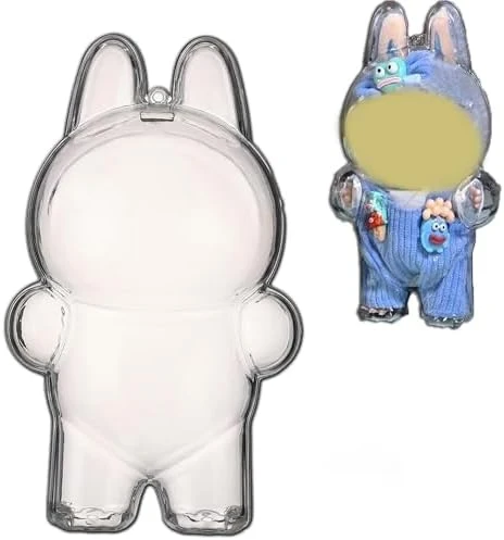 Protective Case Cover For LABUBU Cola Stand, Clear Acrylic Display Box Hard Case Accessories With Silicone Strap For The Monsters LABUBU Cola Series Surprise Shake - Cola Stand (Cola Stand) 9 Protective Case Cover For LABUBU Cola Stand, Clear Acrylic Display Box Hard Case Accessories With Silicone Strap For The Monsters LABUBU Cola Series Surprise Shake - Cola Stand (Cola Stand) - Image 9