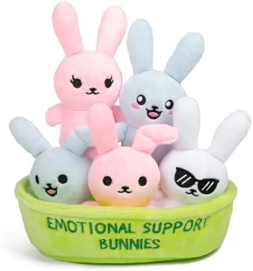 Emotional Support Chicken Nuggets By Relatable, Cuddly Stuffed Animals And Toys, Squishy Toys And Plushies, Great Gift Ideas For Loved Ones Of All Ages, Includes 5 Plushies With Carrying Basket 5 Emotional Support Chicken Nuggets By Relatable, Cuddly Stuffed Animals And Toys, Squishy Toys And Plushies, Great Gift Ideas For Loved Ones Of All Ages, Includes 5 Plushies With Carrying Basket - Image 5
