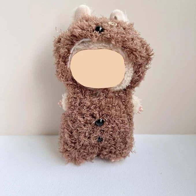 17cm Doll Clothes Outfit – Compatible With Labubu Dolls – No Doll Included – Fashion Accessories For Collectors(Panda) 8 17cm Doll Clothes Outfit – Compatible With Labubu Dolls – No Doll Included – Fashion Accessories For Collectors(Panda) - Image 8