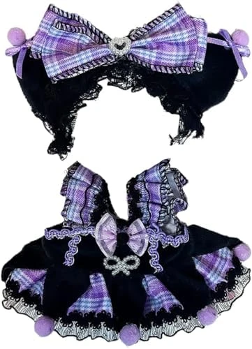 2Pcs Clothes For 17cm Doll, Anime Cosplay Dress For Doll, Cute Doll Outfit Accessories, No Doll (Anime) 6 2Pcs Clothes For 17cm Doll, Anime Cosplay Dress For Doll, Cute Doll Outfit Accessories, No Doll (Anime) - Image 6